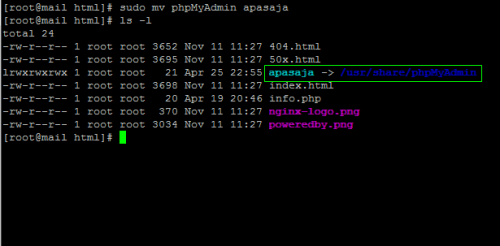 mengatur phpmyadmin di nginx, mengedit url phpmyadmin, mengganti alamat phpmyadmin