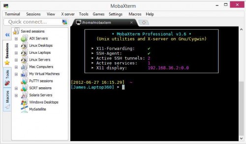 kegunaan mobaxterm, perbandingan mobaxterm dengan putty, mobaxterm aplikasi ssh client, menggunakan mobaxterm di windows